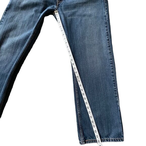 Levi’s 505 Vintage Straight Fit Straight Leg Denim Men’s Jeans Size 34x30 - Picture 6 of 10